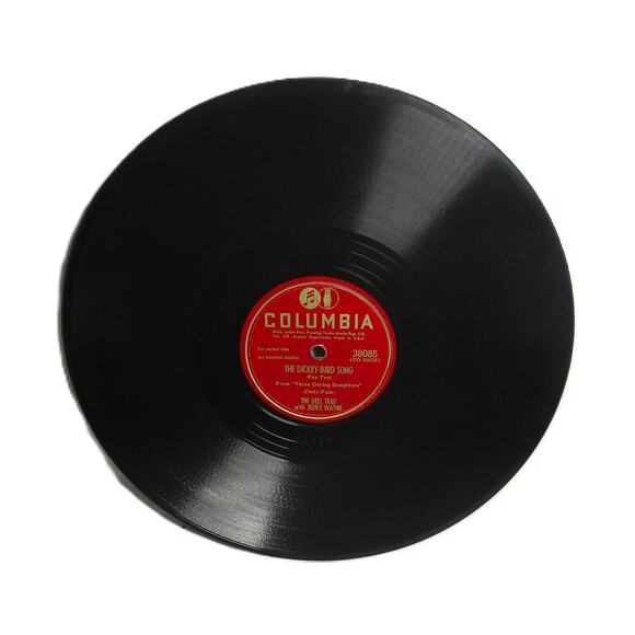 Columbia Records Encore, Cherie & The Dickey-Bird Song by The Dell Trio 78 RPM - Picture 3 of 3